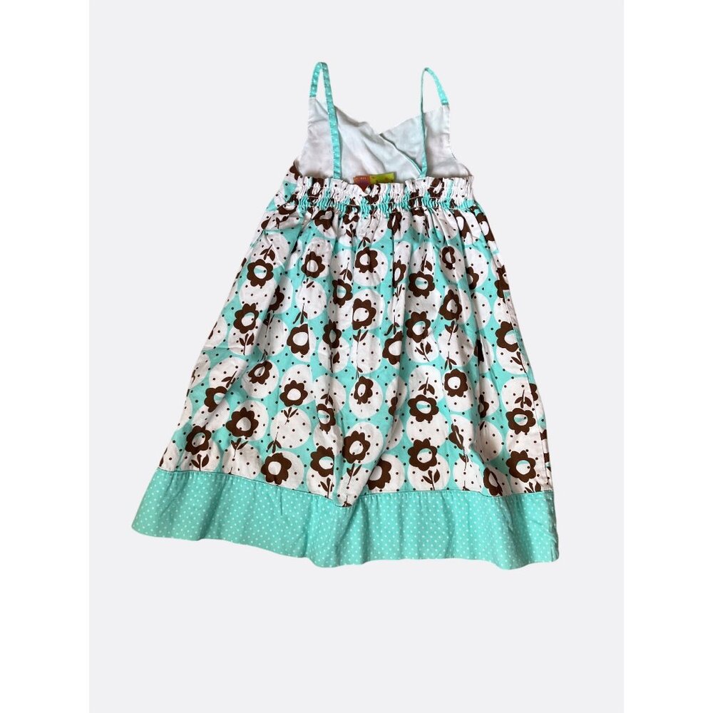 Penelope Mack Girls Sleeveless Floral Dress Size 4 Cotton Blend - Picture 8 of 10